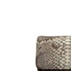 BARZAAR Natural Python Skin Clutch Bag