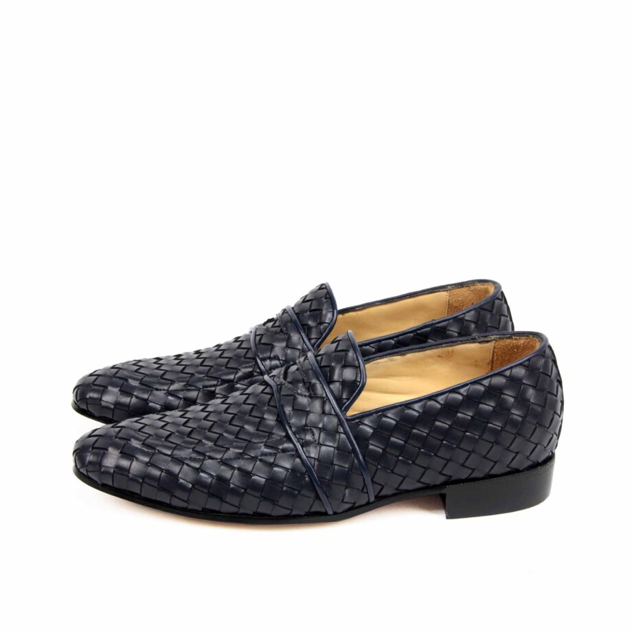 Woven Leather Formal Shoes