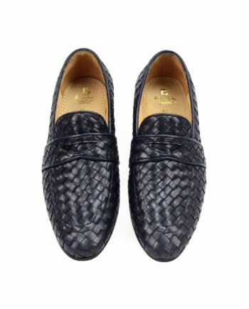 Woven Leather Formal Shoes