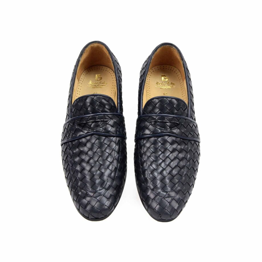 Woven Leather Formal Shoes