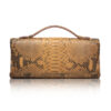 Python skin Clutch bag