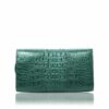 LUANA, Crocodile Leather Clutch Bag