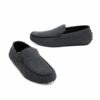 Suede Leather Moccasin , Black