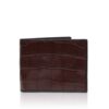 Crocodile Belly Leather Wallet , Brown