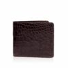 Crocodile Belly Leather Wallet , Brown