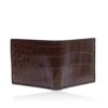 Crocodile Belly Leather Wallet , Brown