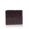 Crocodile Belly Leather Wallet , Brown