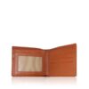 Crocodile Hornback Leather Wallet , Light Tan