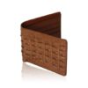 Crocodile Hornback Leather Wallet , Light Tan