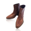 Crocodile Leather Cowboy Boot , Brown