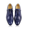 Crocodile Leather Dress Shoes , Blue