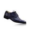 Crocodile Leather Dress Shoes , Blue