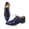 Crocodile Leather Dress Shoes , Blue