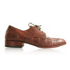 Crocodile Leather Formal Shoes , Cognac