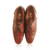 Crocodile Leather Formal Shoes , Cognac