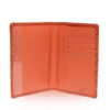 Crocodile Leather Passport Holder, Shiny Sunrise