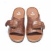 Crocodile Leather Sandal Tan