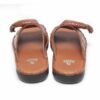 Crocodile Leather Sandal Tan