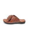 Crocodile Leather Sandal Tan