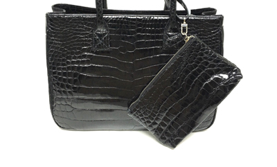 Crocodile Skin Bag