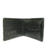 Full Crocodile Leather Wallet , Dark Grey