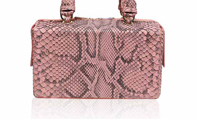 Genuine Python Skin Handbag