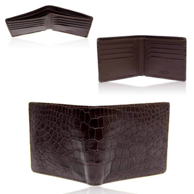 Genuine Crocodile Skin Wallet