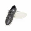 Lamb Leather Lace Up Sneaker , Grey