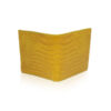 Crocodile Leather Wallet , Mustard