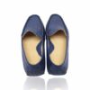 Ostrich Leather Moccasin Blue