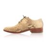 Python Leather Formal Shoes , Natural