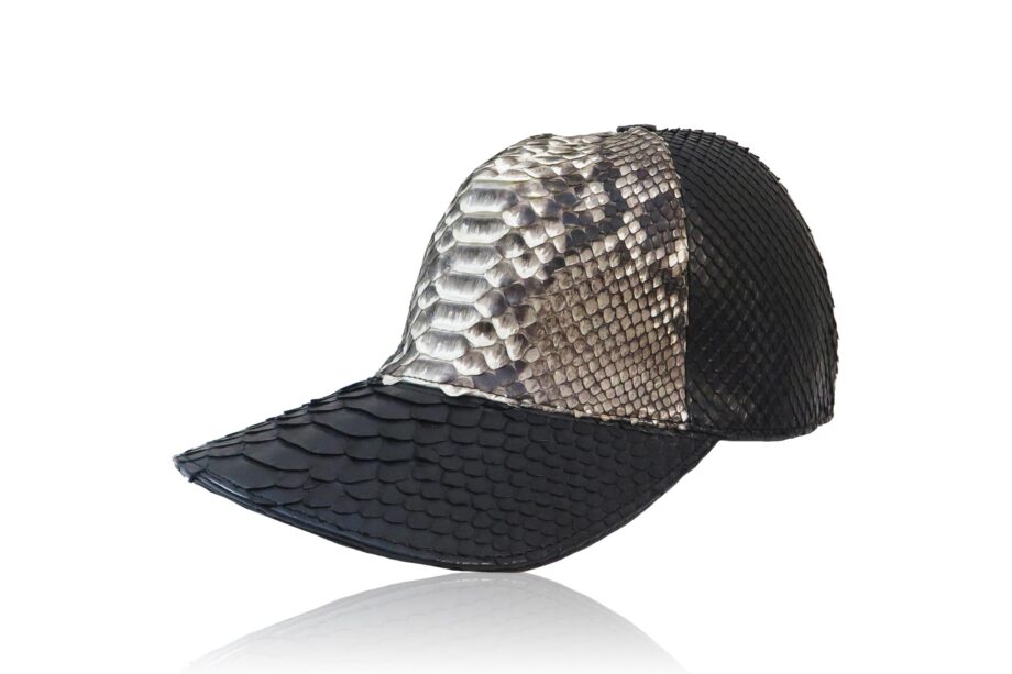 Python Leather Hat , Two Color