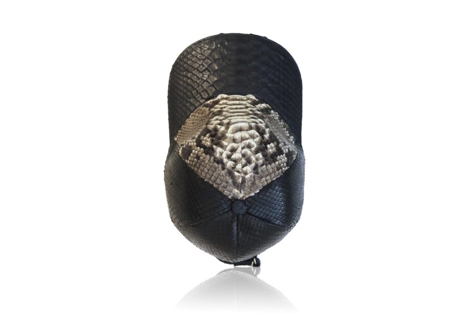 Python Leather Hat , Two Color