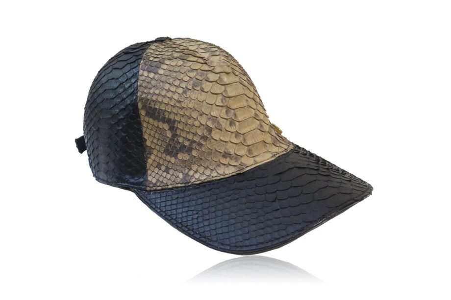 Python Leather Hat , Two Color