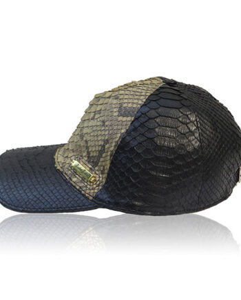 Python Leather Hat , Two Color