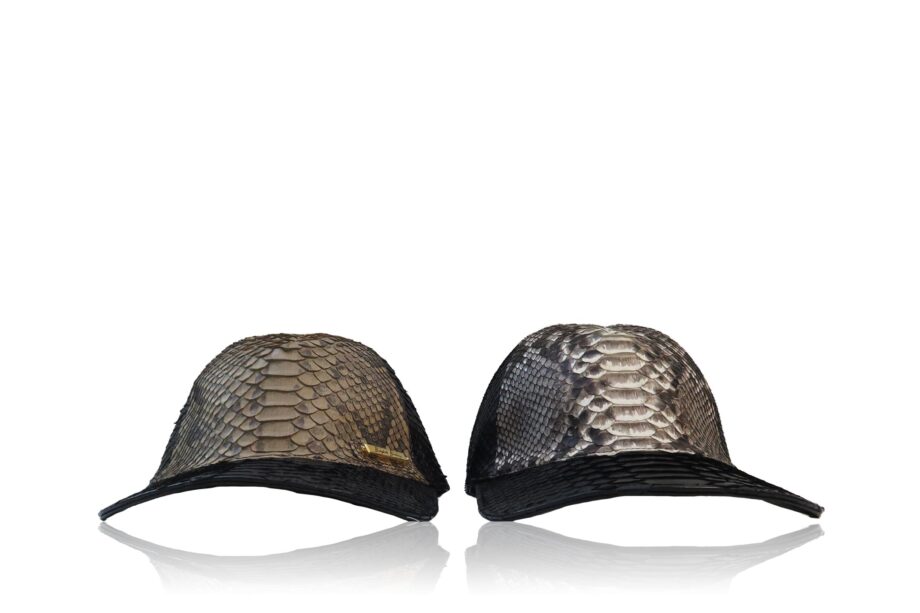 Python Leather Hat , Two Color