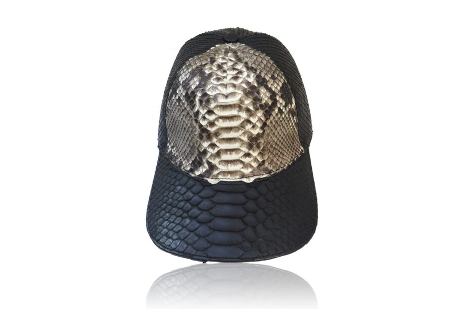 Python Leather Hat , Two Color