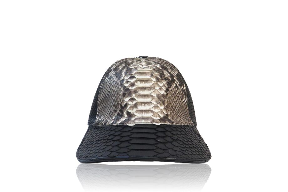 Python Leather Hat , Two Color