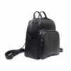 Python Leather School Bag , Black