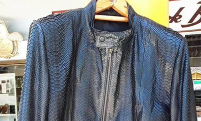 Python Skin Jacket in Phuket