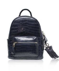 RENNY Crocodile Backpack , Size 21 , Blue