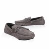 Suede Leather Moccasin , Grey