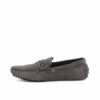 Suede Leather Moccasin , Grey