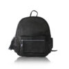 ULTRA Python Leather Backpack , Size 37 , Black