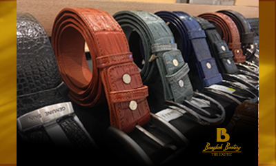 Crocodile Skin Belt