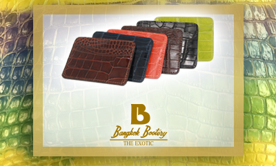 Crocodile Skin Card Holder