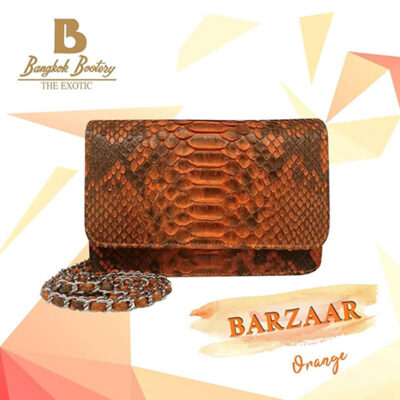 Python Skin Clutch Bags