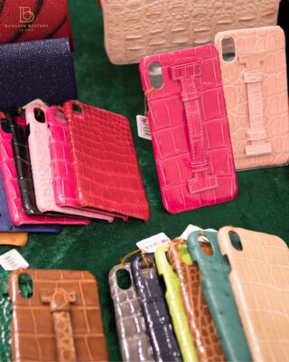 Crocodile leather iPhone XS Max case