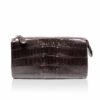 Crocodile Leather Wallet, Brown