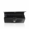 Crocodile Leather Women's Purse, Black